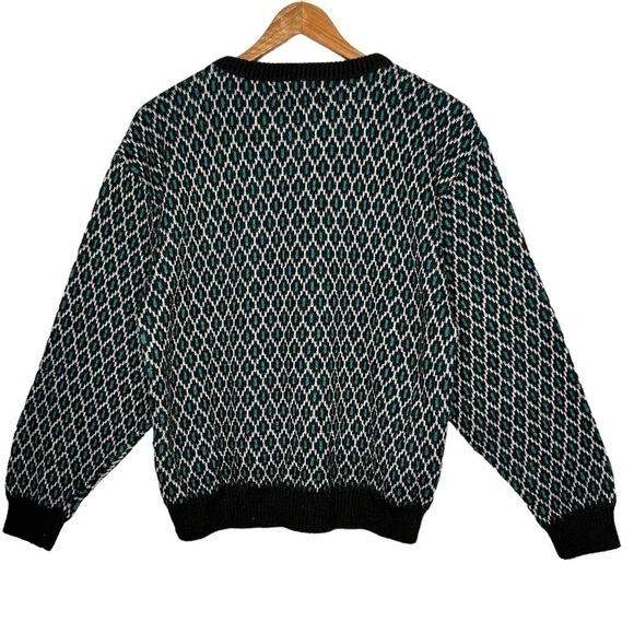 Vintage Patterned Jantzen Made in USA Sweater - Picture 5 of 5